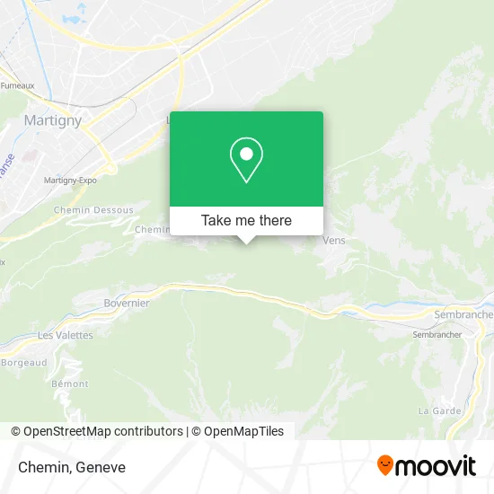 Chemin map