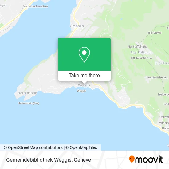 Gemeindebibliothek Weggis map