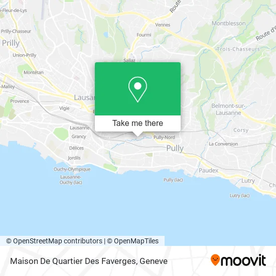 Maison De Quartier Des Faverges map