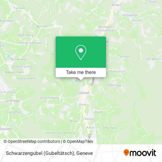 Schwarzengubel (Gubeltätsch) map