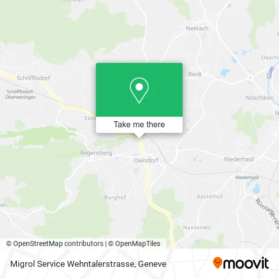Migrol Service Wehntalerstrasse map