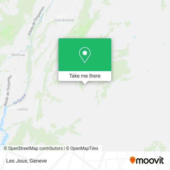 Les Joux map