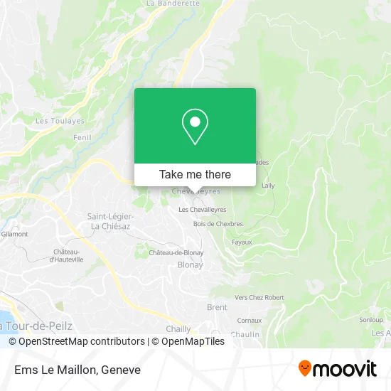 Ems Le Maillon map
