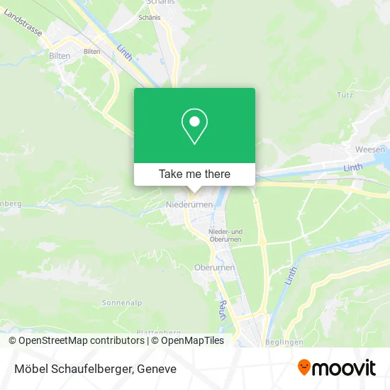 Möbel Schaufelberger map