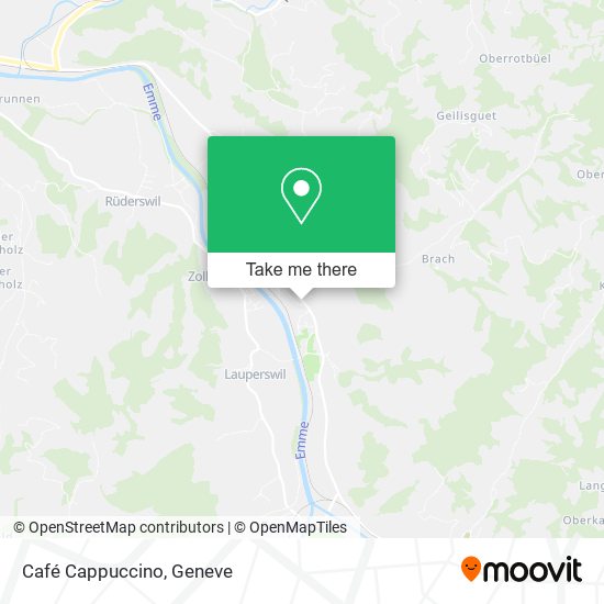 Café Cappuccino map