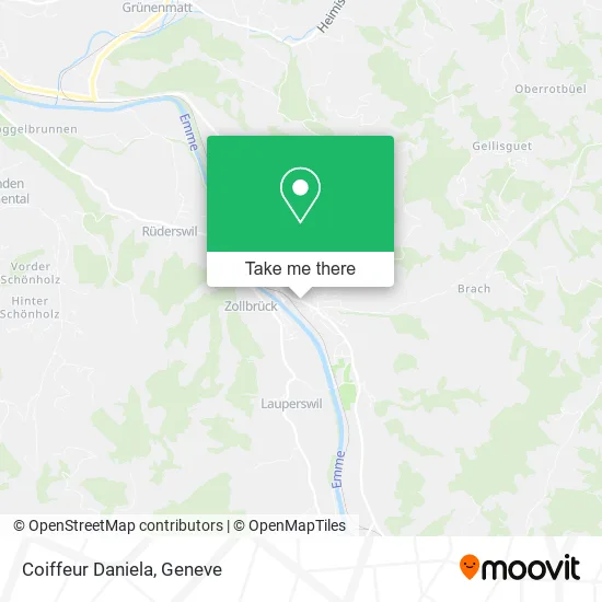Coiffeur Daniela map