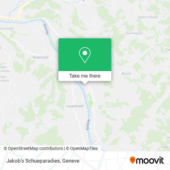 Jakob's Schueparadies map