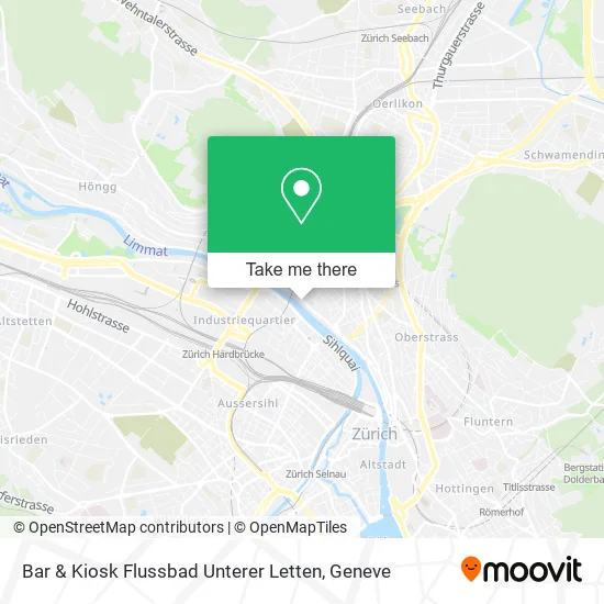 Bar & Kiosk Flussbad Unterer Letten map