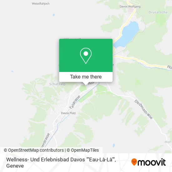 Wellness- Und Erlebnisbad Davos ""Eau-Là-Là"" map