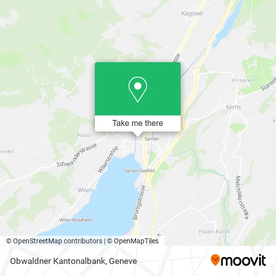 Obwaldner Kantonalbank map