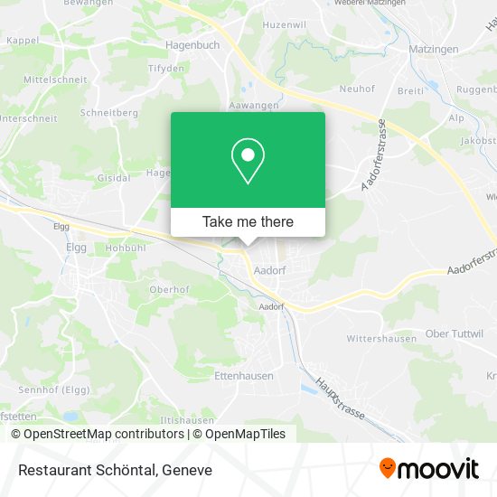 Restaurant Schöntal map