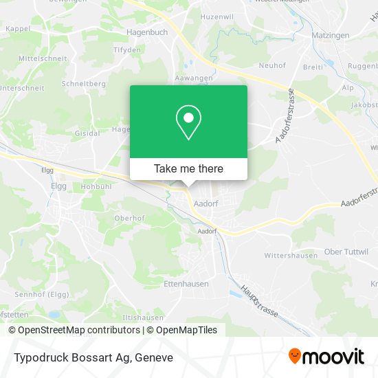Typodruck Bossart Ag map
