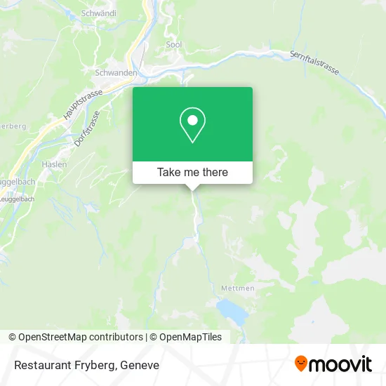 Restaurant Fryberg map
