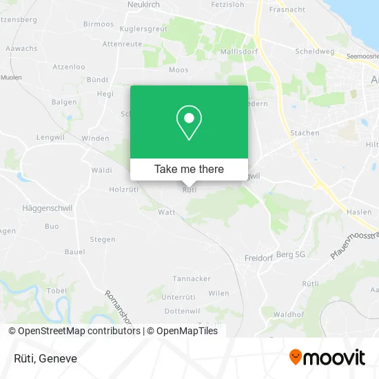 Rüti map