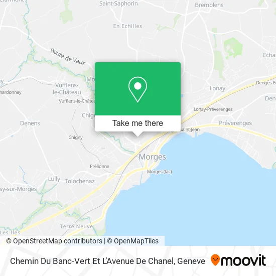 Chemin Du Banc-Vert Et L’Avenue De Chanel map