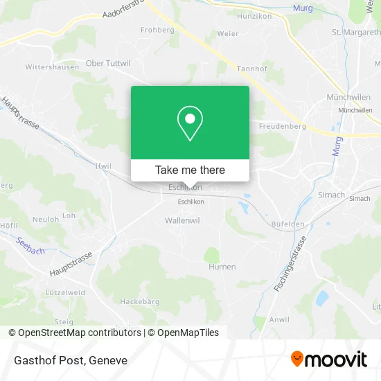 Gasthof Post map