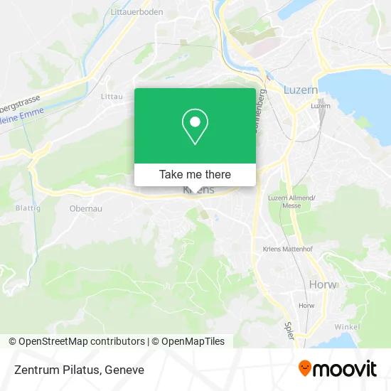 Zentrum Pilatus map
