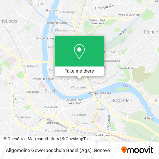 Allgemeine Gewerbeschule Basel (Ags) map
