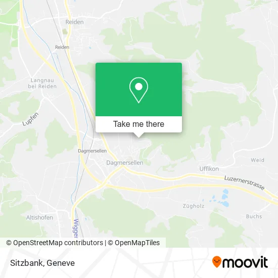 Sitzbank map