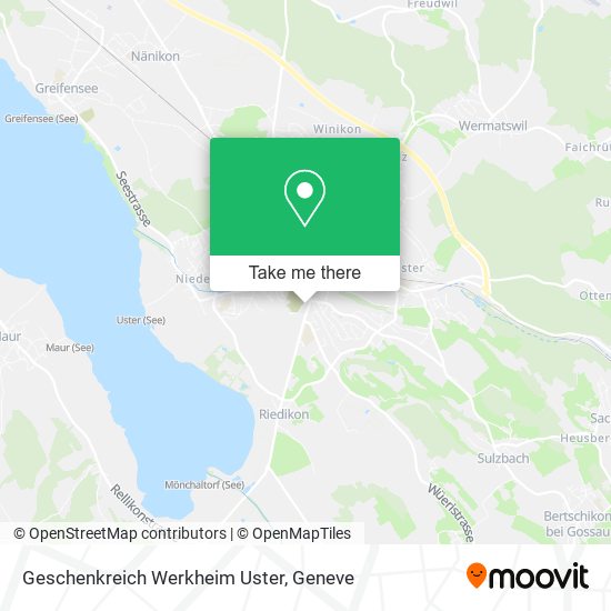 Geschenkreich Werkheim Uster map