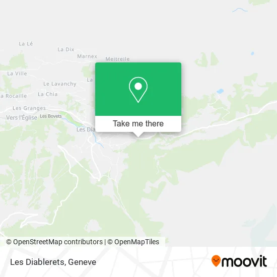 Les Diablerets map