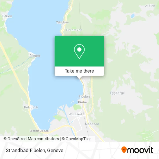 Strandbad Flüelen map