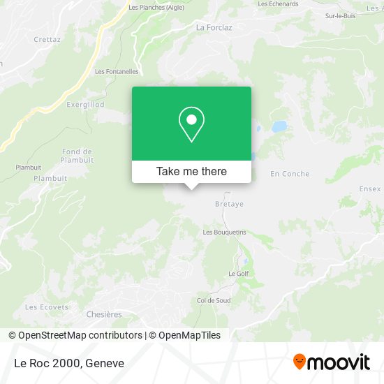 Le Roc 2000 map