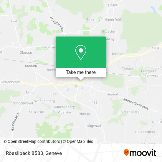 Rösslibeck 8580 map