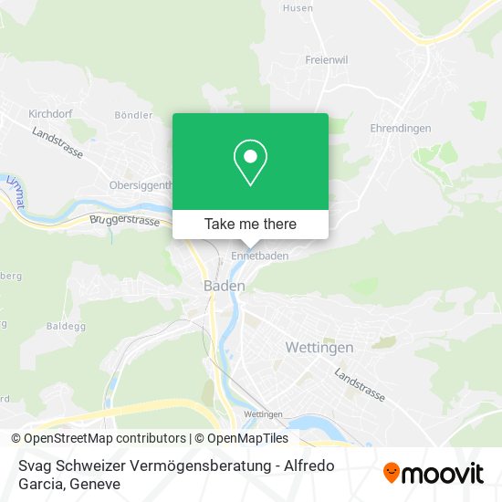 Svag Schweizer Vermögensberatung - Alfredo Garcia map