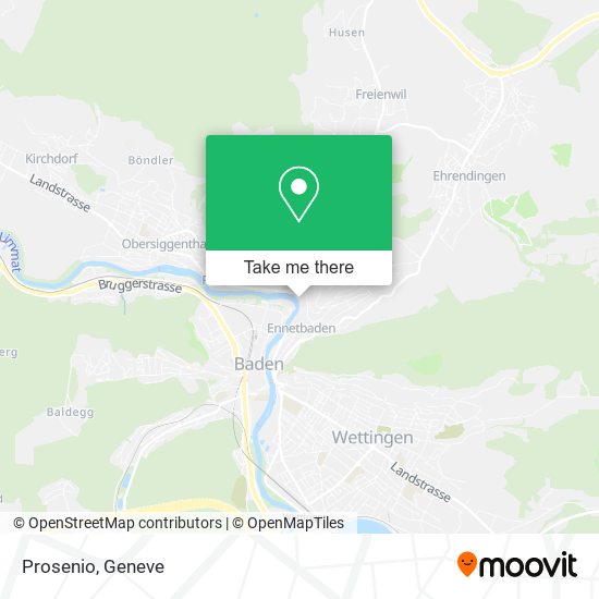 Prosenio map