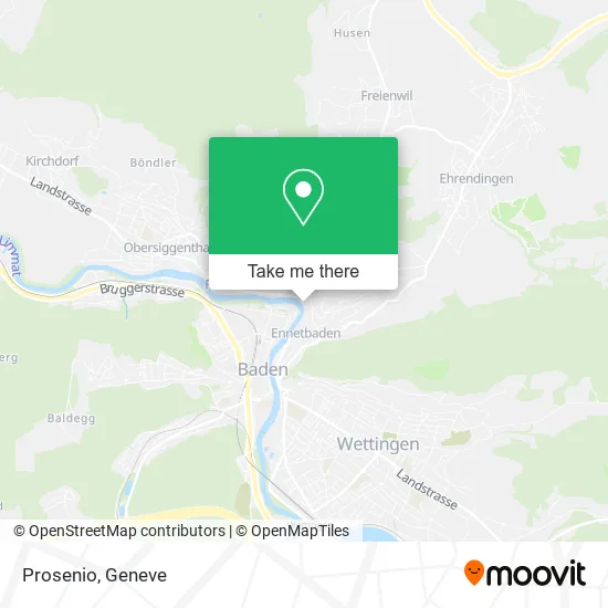 Prosenio map