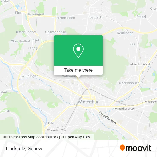 Lindspitz map