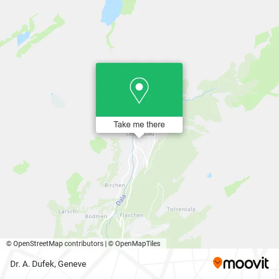Dr. A. Dufek map