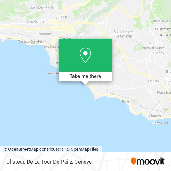 Château De La Tour-De-Peilz map