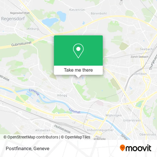 Postfinance map