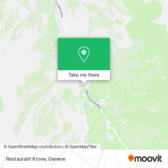 Restaurant Krone map