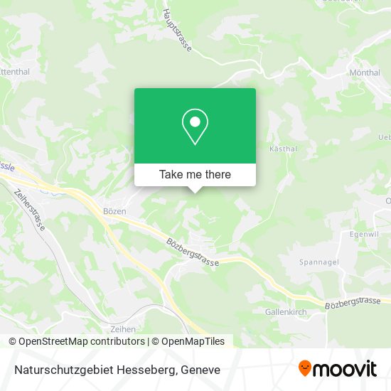Naturschutzgebiet Hesseberg map