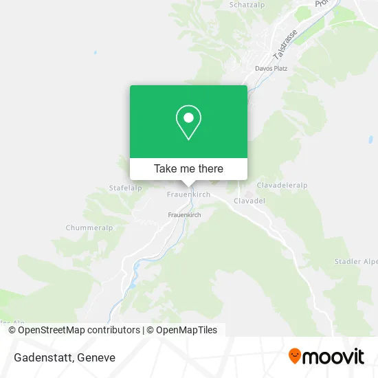 Gadenstatt map