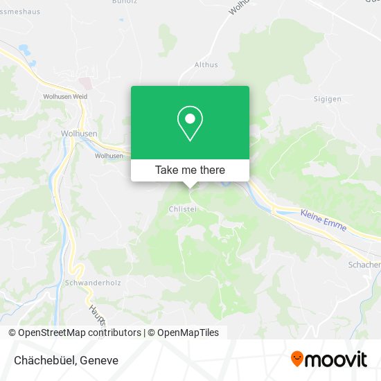 Chächebüel map