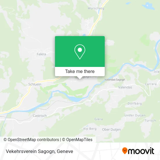 Vekehrsverein Sagogn map