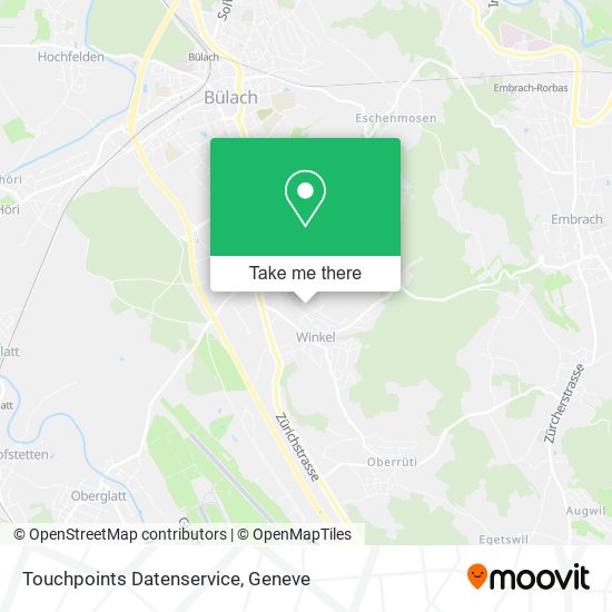 Touchpoints Datenservice map