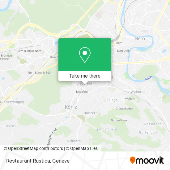 Restaurant Rustica map