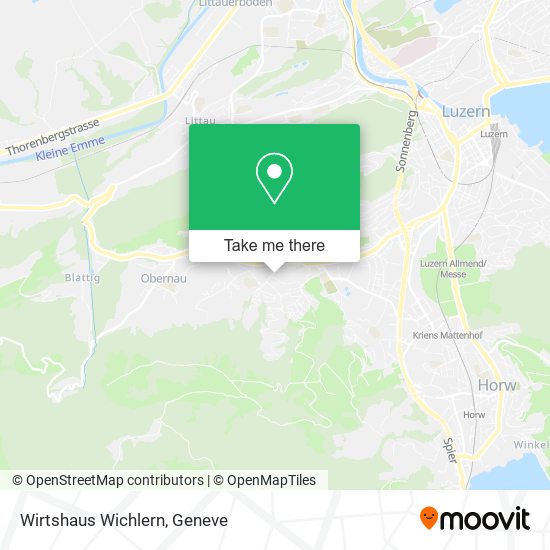 Wirtshaus Wichlern map