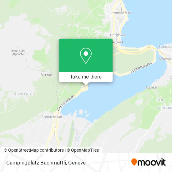 Campingplatz Bachmattli map