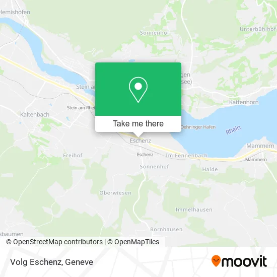 Volg Eschenz map