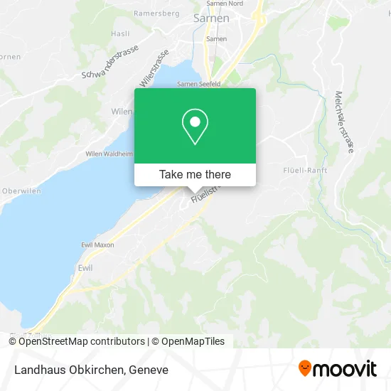 Landhaus Obkirchen map