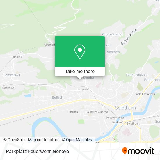 Parkplatz Feuerwehr map