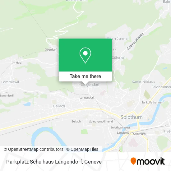 Parkplatz Schulhaus Langendorf map