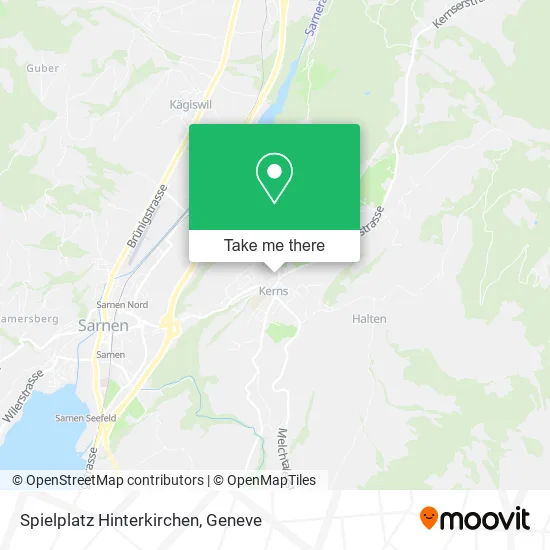 Spielplatz Hinterkirchen map