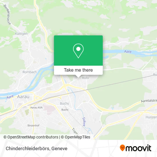 Chinderchleiderbörs map